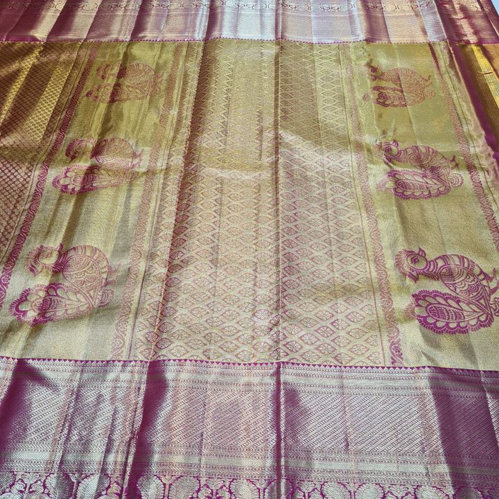 Pure kanchi pattu silk sarees uploaded by Thulasi Silk Sarees on 10/16/2021