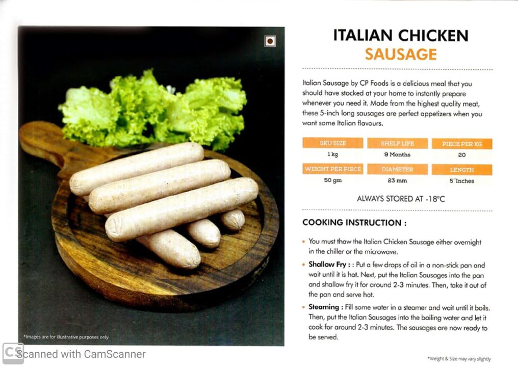 Chicken Italian sausage  uploaded by FRY & EAT on 10/16/2021