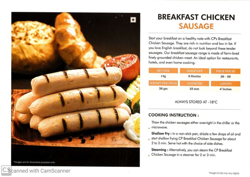 Chicken Breakfast sausage uploaded by business on 10/16/2021