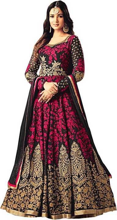 Adorable banglori Silk Floor Length 6 Meter Flared Designer Gown with dupatta
 uploaded by business on 9/16/2020