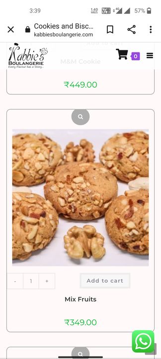 Dry fruit cookies uploaded by business on 10/16/2021