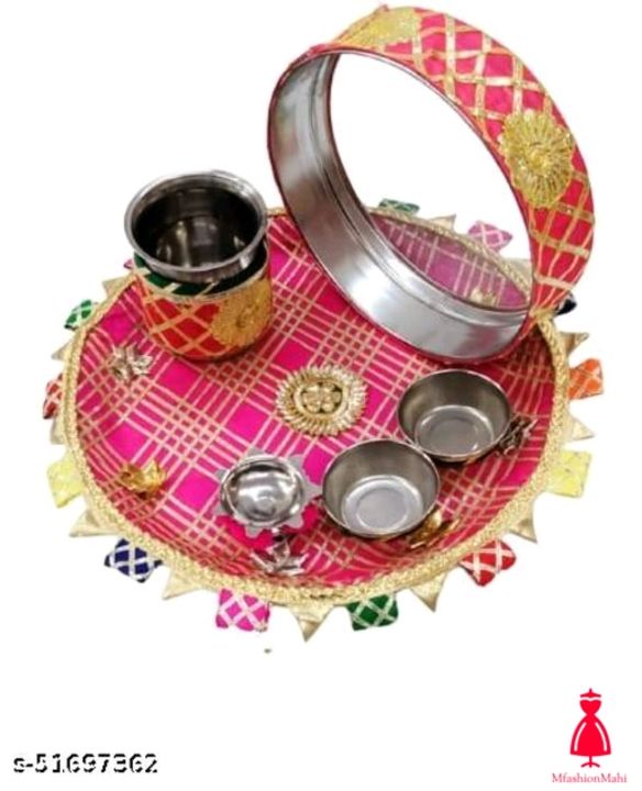 Product image with price: Rs. 650, ID: karva-chauth-thali-2dd8433e