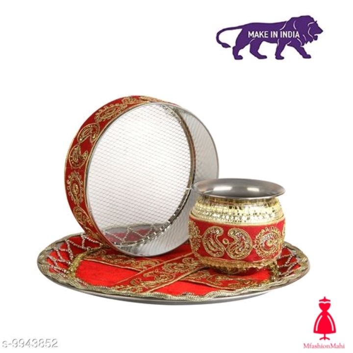 Product image with price: Rs. 650, ID: karva-chauth-thali-d8b5381a