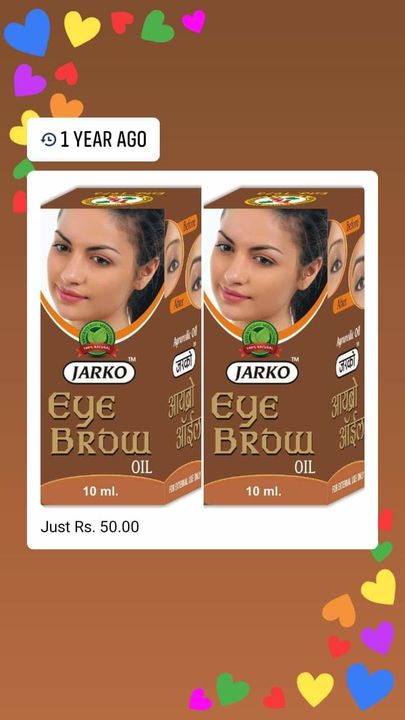 Jarko Eye Brow oil 10.ml  uploaded by JARKO HERBAL INDIA on 10/17/2021