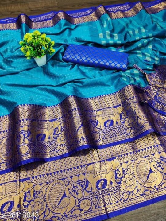 Soft silk south indian maharastrian cotton silk paithani saree    fabric :    silk     blouse:     e uploaded by Nunu on 10/17/2021