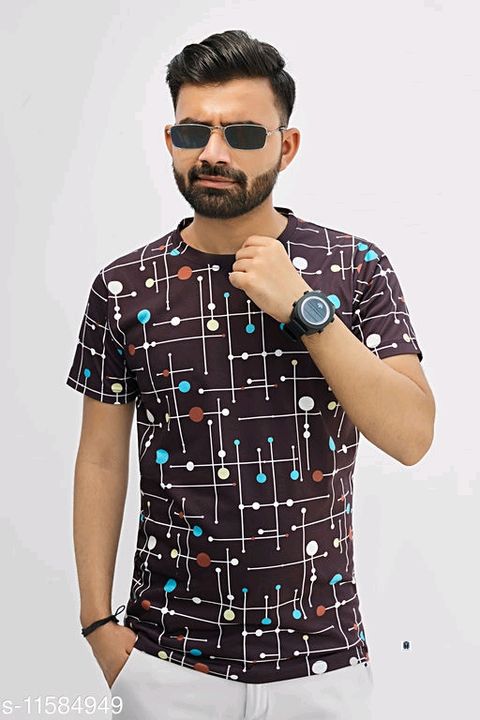 Latest men's t-shirt uploaded by Ashwi collection on 10/17/2021