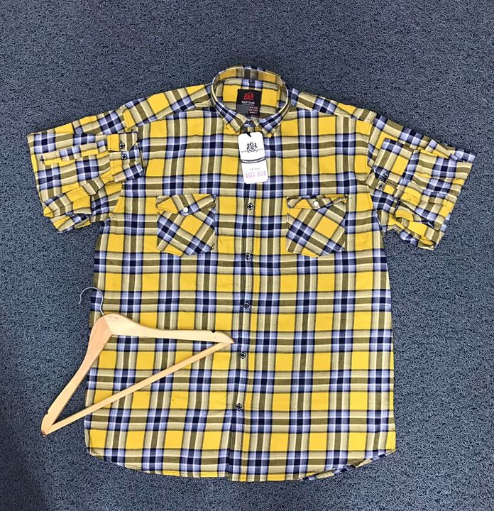 Doubl pocket checks uploaded by SOLID GARMENT RUFF USED SHIRTS on 10/17/2021
