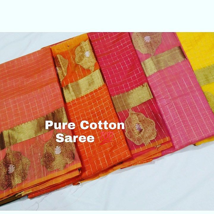 Banarsi cotton Saree 💯 uploaded by Arman saree House on 9/16/2020