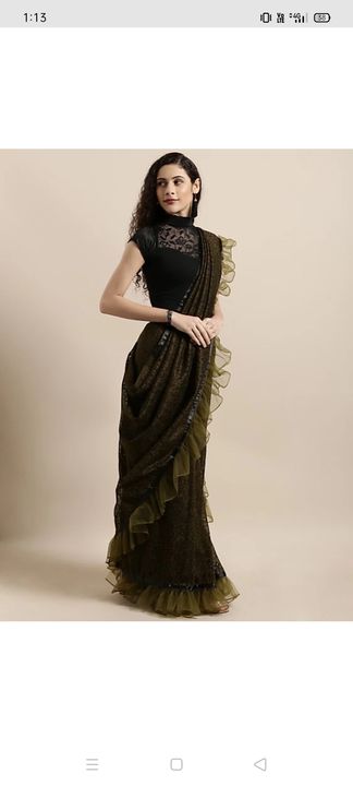 Bollywood saree uploaded by Trendy styles on 10/17/2021