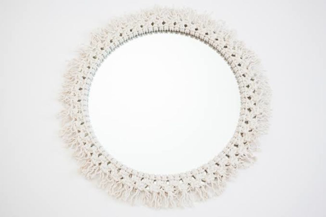 Macrame mirror uploaded by business on 10/17/2021
