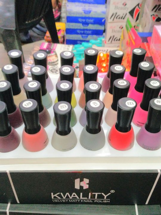 Kwality matte finish nail paints 24 pieces  uploaded by Maya Products on 10/17/2021