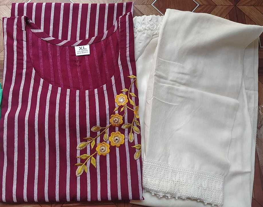 New colour Added

Beautiful Kurti With Pant 

Size m to xxl 

Quality 👌 uploaded by Mainaz clothing on 9/16/2020