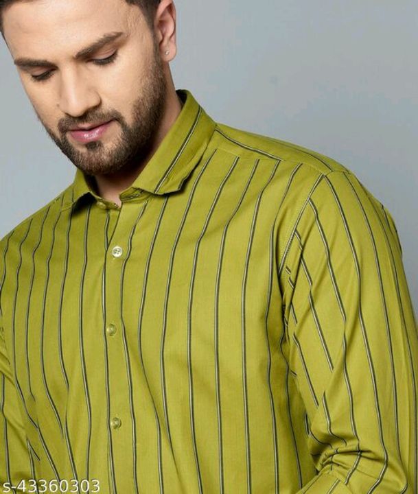 Trendy Elegant Men Shirts uploaded by AR TRADING COMPANY on 10/17/2021