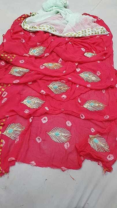 *®️🛍️ NEWLY LAUNCHED COLLECTION 🛍️®️*

👉 Pure Georgette Satin Chex Fabric Saree 🥻

 uploaded by business on 9/16/2020