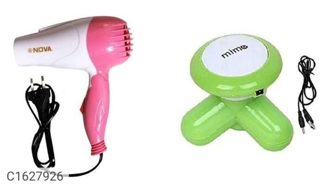 Catalog Name:* Mimo Mini Vibration Full Body Massager + Nova NV- 1290 High Quality Recharable Corded uploaded by ONLINESHOP YOUR on 10/18/2021