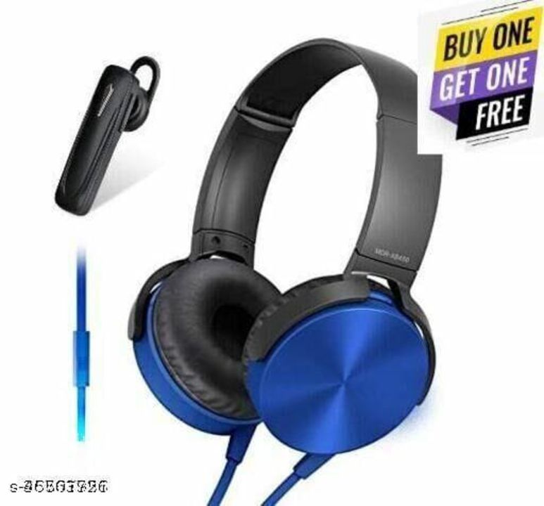 WIRED HEADPHONE EXTRA BASS & BLUETOOTH HEADSET COMBO OFFER uploaded by Sagar collection new on 10/18/2021