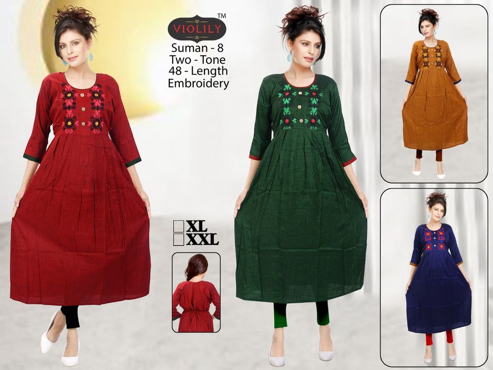 Post image I want 4 Pieces of Kurti.
Below are some sample images of what I want.