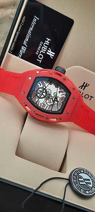HUBLOT WATCHES , light weight wairy confortable rubber streap , six colour avai
. uploaded by Watches hub on 9/16/2020