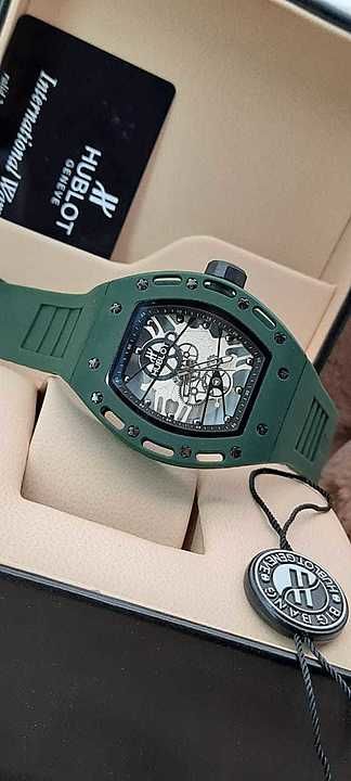 HUBLOT WATCHES , light weight wairy confortable rubber streap , six colour avai
. uploaded by Watches hub on 9/16/2020