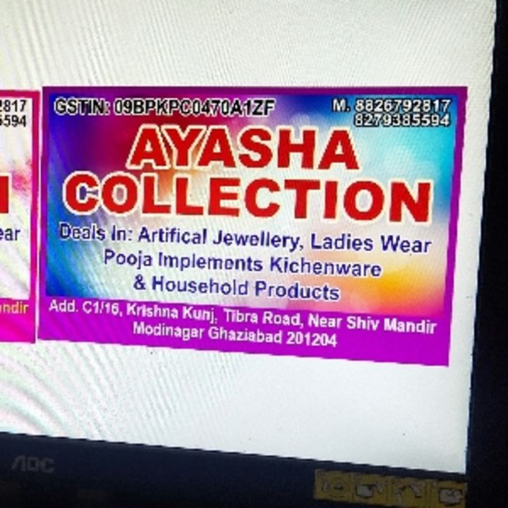 Post image Ayasha Collection has updated their profile picture.