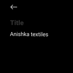 Business logo of Anishka textiles