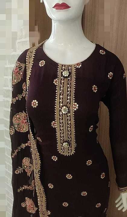 

Pure silk semi stitched work superb
Neck n border work
Bust 50 aprx 
Length 45 aprx uploaded by business on 9/16/2020
