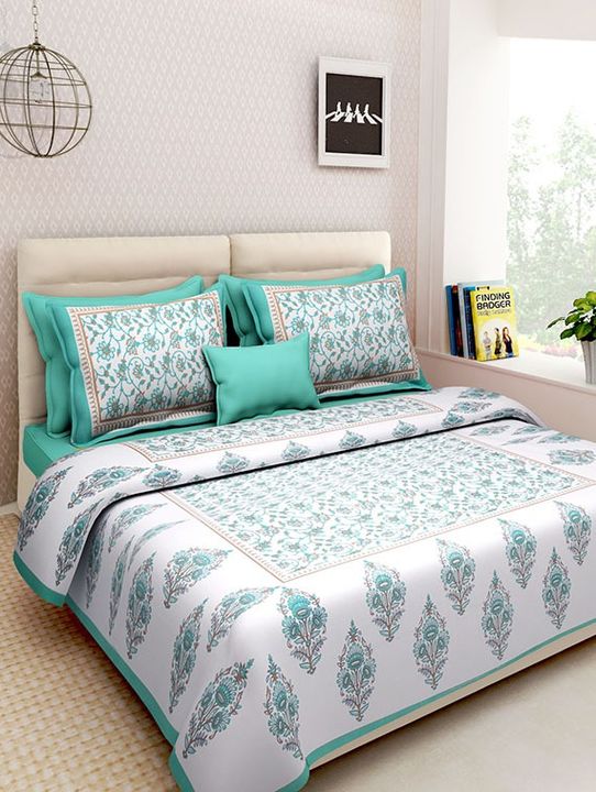 king size double bedsheets whit 2 pillow cover uploaded by business on 10/19/2021