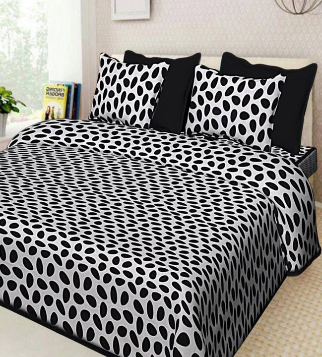 Product image with price: Rs. 270, ID: king-size-double-bedsheets-whit-2-pillow-cover-5744c937