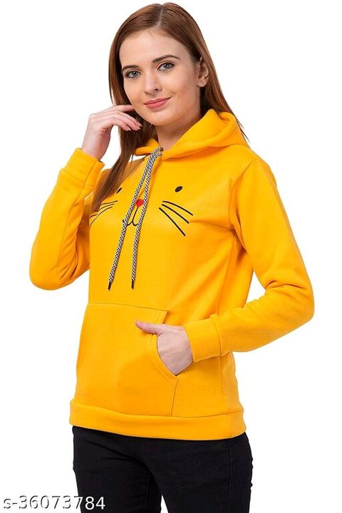 Catalog Name:*Pretty Fashionable Women Sweatshirts*
Fabric: Cotton
Sleeve Length: Long Sleeves
Patte uploaded by business on 10/19/2021