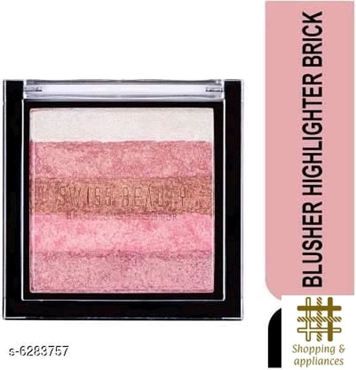 Catalog Name:*Swiss Beauty Baked Blusher and Highlighter*
Product Type: Baked Blusher and Highlighte uploaded by Shopping&applinces on 9/16/2020