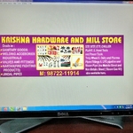 Business logo of Krishna hardware and Mill store