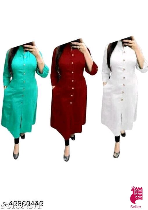 Catalog Name:*Alisha Voguish Kurtis*
Fabric: Cotton
Sleeve Length: Three-Quarter Sleeves
Pattern: So uploaded by Product seller on 10/19/2021