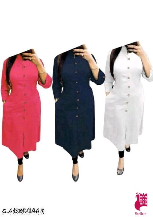 Catalog Name:*Alisha Voguish Kurtis*
Fabric: Cotton
Sleeve Length: Three-Quarter Sleeves
Pattern: So uploaded by Product seller on 10/19/2021