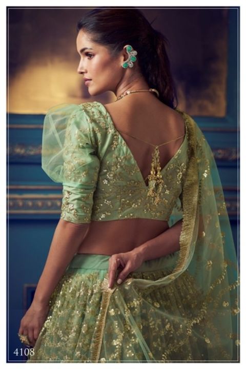 BEAUTIFUL NET WORK LEHENGA uploaded by business on 10/19/2021