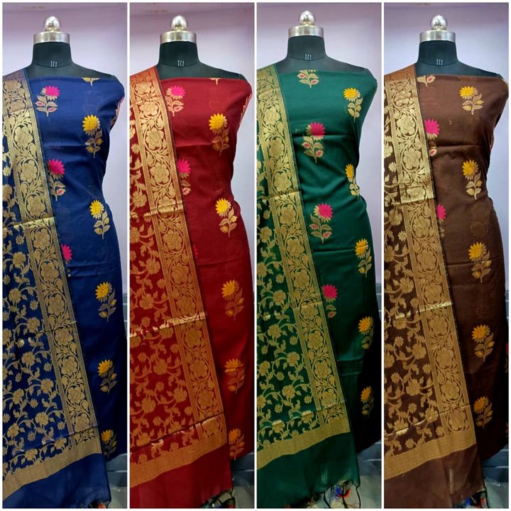 Banarasi Cotton suits uploaded by business on 10/20/2021