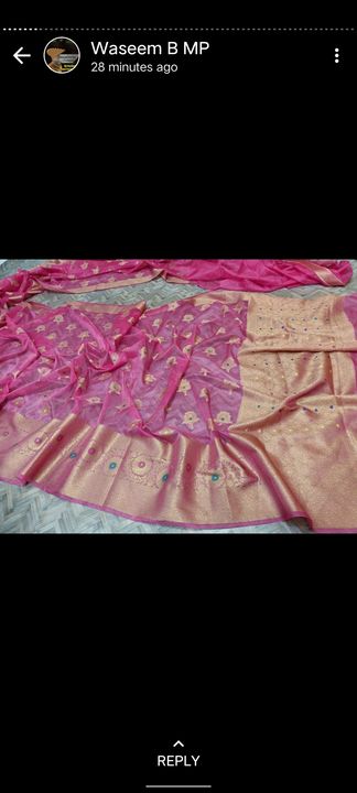 Banarasi cotton silk saree uploaded by business on 10/20/2021