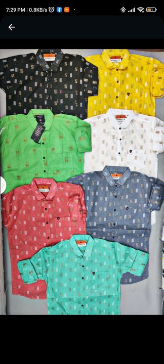Paper cotton shirt uploaded by Hk fashion on 10/20/2021