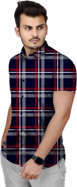 *COMBRAIDED Men Checkered Casual Multicolor Shirt*

Color: BLACK, BLUE, BLUE-GREY, GREY-RED, NAVY BL uploaded by SN creations on 10/20/2021