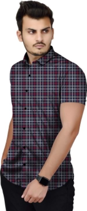 *COMBRAIDED Men Checkered Casual Multicolor Shirt*

Color: BLACK, BLUE, BLUE-GREY, GREY-RED, NAVY BL uploaded by SN creations on 10/20/2021