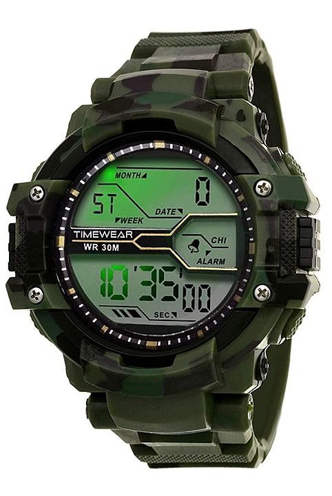 Army new digital sports watch (Green) uploaded by MyValueStore on 6/3/2020