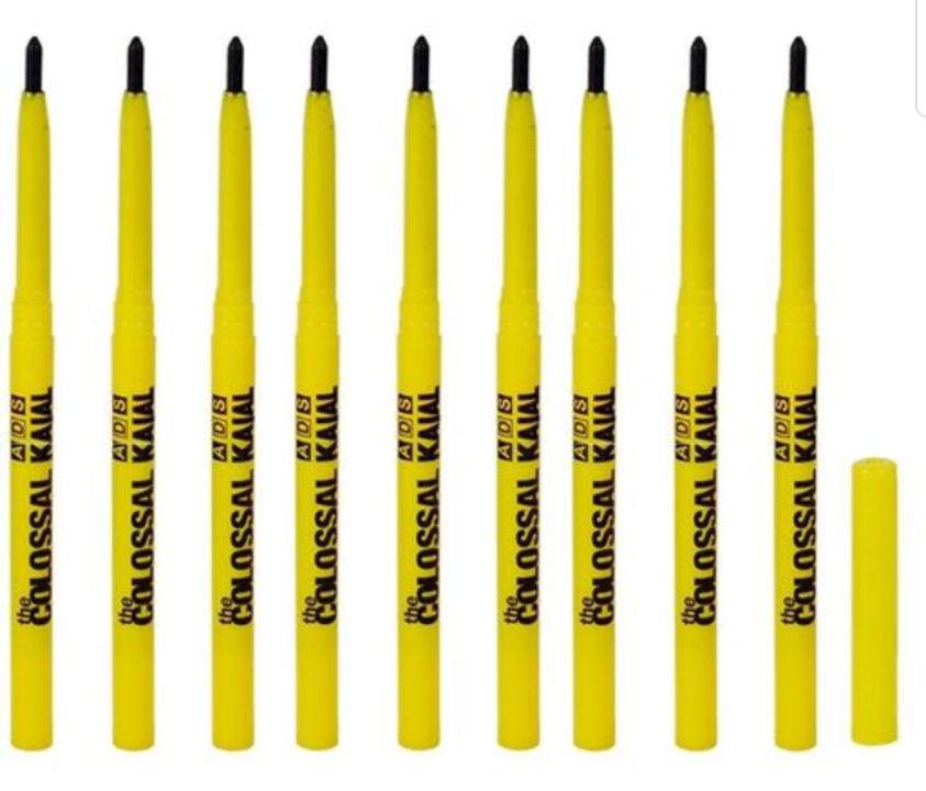 Post image ADS Colossal Kajal Waterproof Pack Of 9Product Name: ADS Colossal Kajal Waterproof Pack Of 9Shade: BlackType: PencilMultipack: 9Price:- 199/-Country of Origin: India