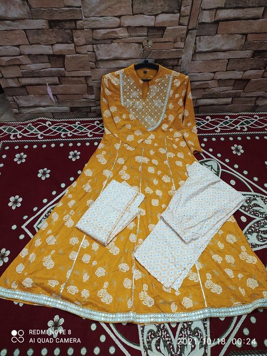 Ladies dress materials uploaded by business on 10/20/2021