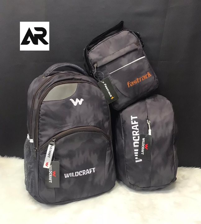 Wild craft + Fastrack Backpack Combo uploaded by business on 10/20/2021