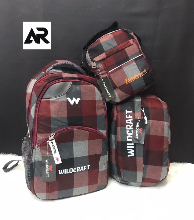 Wild craft + Fastrack Backpack Combo uploaded by AR Bag Choice on 10/20/2021