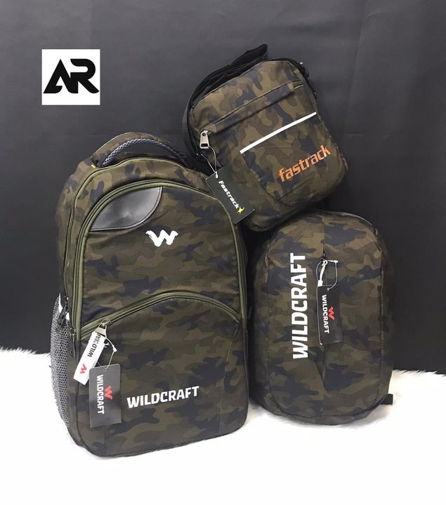 Wild craft + Fastrack Backpack Combo uploaded by AR Bag Choice on 10/20/2021