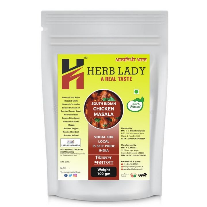 Post image HERBLADY SPICES is manufacturing 100% Natural Spices Wholesale/ Retail / Distribution inquiries 8447815505