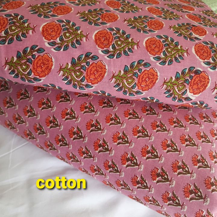 Printed cotton fabric for kurti uploaded by FabricKart on 10/21/2021
