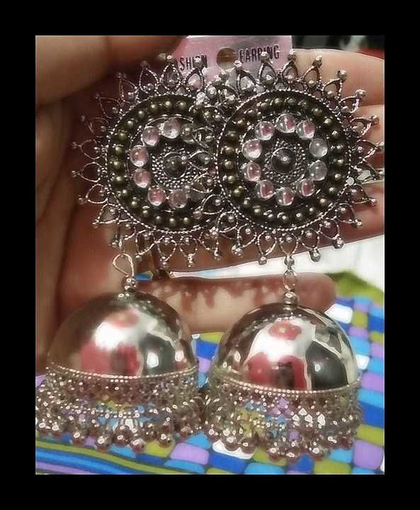 Nag oxidised earrings uploaded by business on 9/17/2020