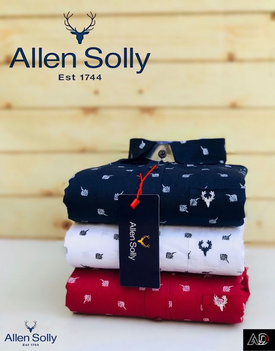 Post image 🤩🤩🤩🤩
*Brand Allensolly*
*Prite shirts*
*Amazing Prites*
*Awesome quality*💯
*Awesome  Colours*
*10A Quality-*
*Stuff Quality Awesome*
*_Full sleeves_*
*Size.M.L.XL.XXL*
*Setwise Also Available*
*Open Orders*
*Price 400 With ship*🥳
*Setwise Also Available*        🙏  Book fast 🙏