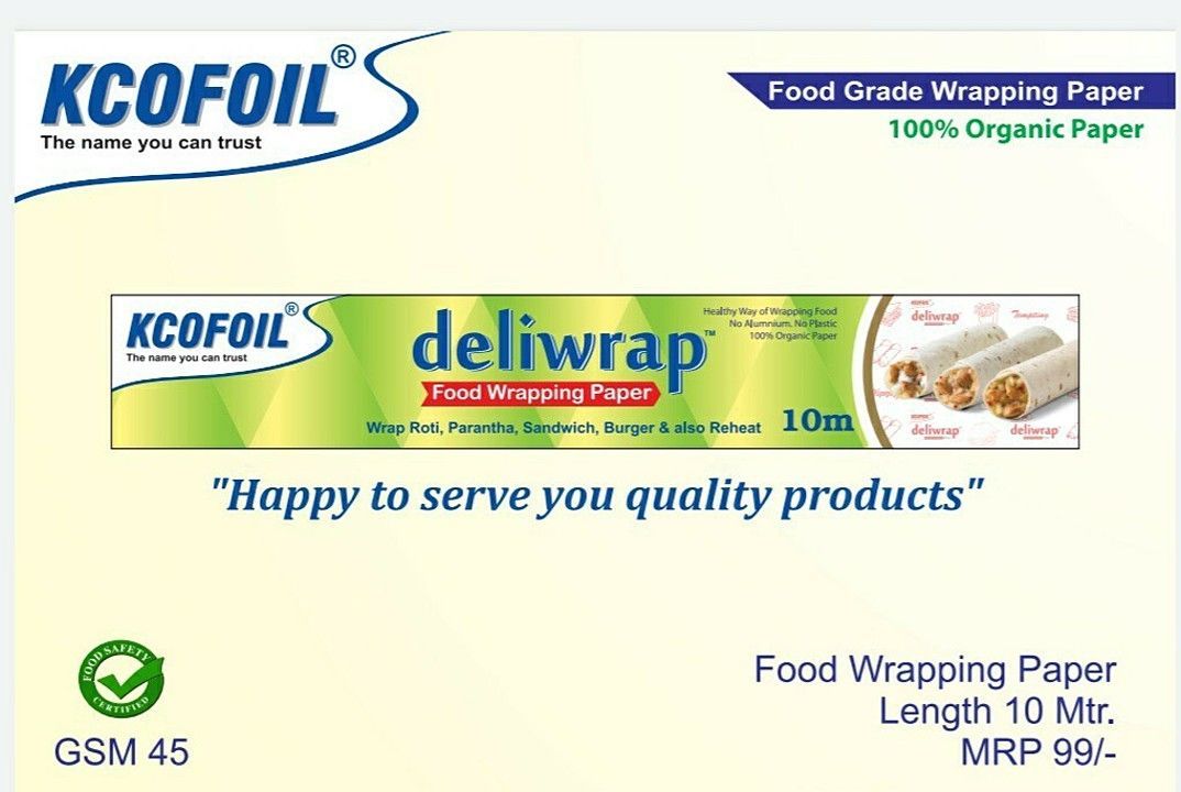 Deliwrap food wrapping paper 10m uploaded by business on 6/3/2020